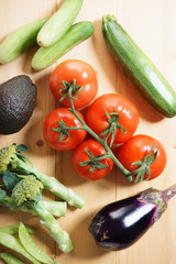 Assortment of vegetables