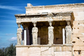 Fototapeta premium The temple of Erechtheio on Athenian Acropolis, Greece.