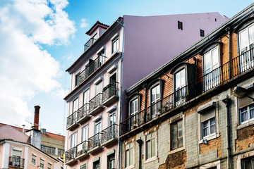 Old town in Lisbon, Portugal, Europe
