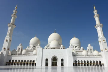 Foto op Plexiglas Mosquée Abu Dhabi Émirats Arabes Unis (6 © Cécile Patry-Morel