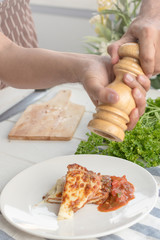 Baked in Bread Crumbs Chicken Breast, Baked chicken parmesan