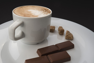 cappuccino chocolate sugar breakfast