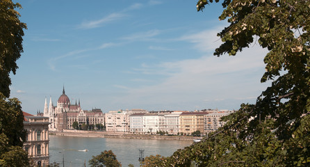 Vista panoramica di Budapest
