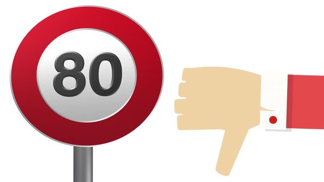 80 pouce en bas