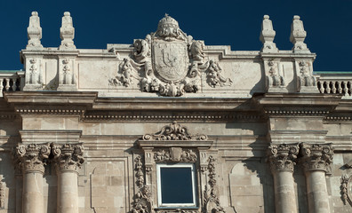 Fototapeta na wymiar Monumenti e palazzi storici di Budapest 