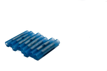 Electrical blue wire connector nylon, 2 way Splice wire connector.