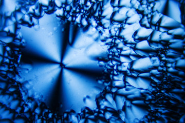 Sorbit Mikrokristalle im polarisiertem Licht