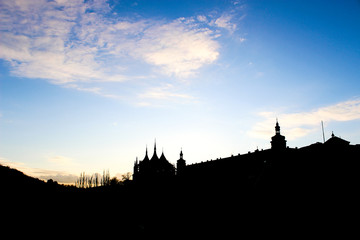 Obraz premium Black and blue