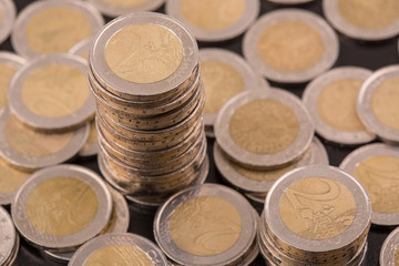 euro coins