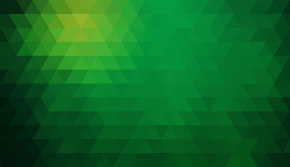 Multicolor green, yellow, orange polygonal illustration, which consist of triangles. Triangular design for your business.