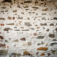 Clay and stone wall texture.