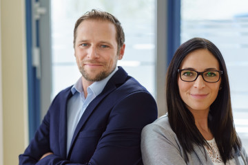 Smart successful business partners