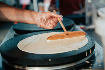 Crepe making