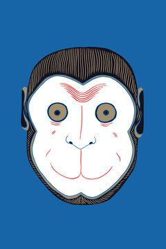 Japanese Monkey Mask