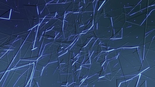3D rendering background based on three-dimensional extrusion on the plane. Background for presentations. Animated paper texture