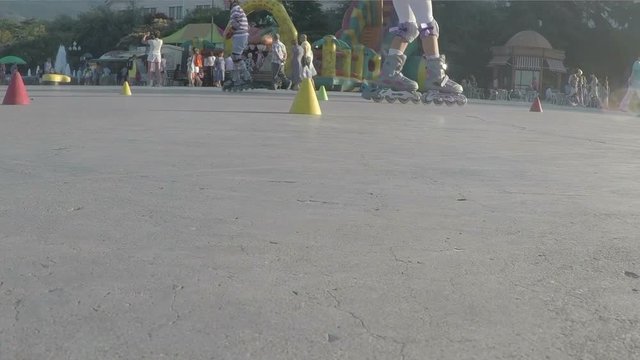 the town roller skates
