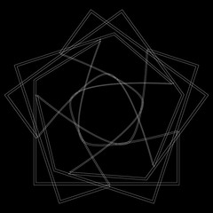 Holiday patterns of stars of snowflakes and flowers for gifts