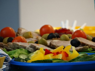 Snacks on the festive table