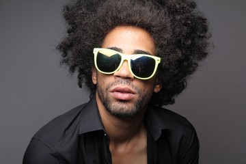 Afro man