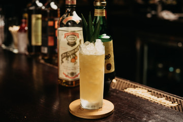 Pineapple cocktail