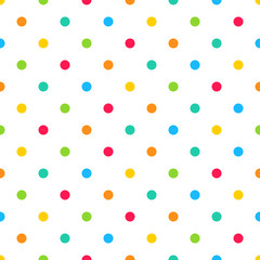 seamless colorful dot pattern