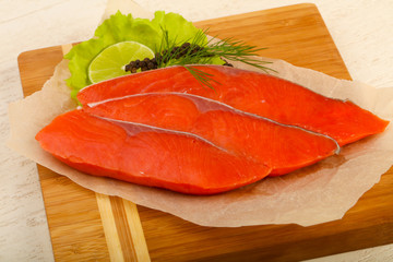 Salted salmon