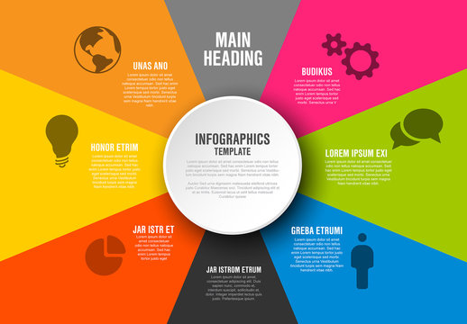 Brightly Colored Inforgraphic Layout