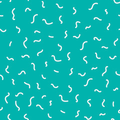 Universal vector seamless pattern of simple elements