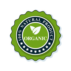 Organic label illustration