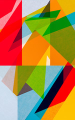 farbenfrohe geometrische Formen - Grafik Design
Pop Art - buntes Hintergrundbild