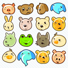 illustration icon face