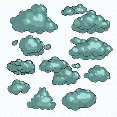 Plexiglas foto achterwand illustration cloud © yorphasin