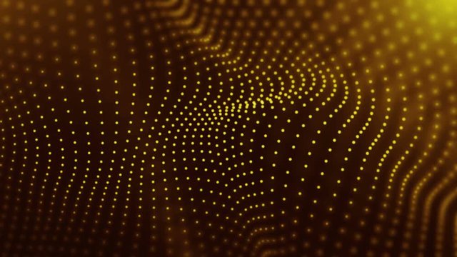 4k Abstract particles background loop