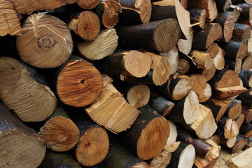background stack of wood