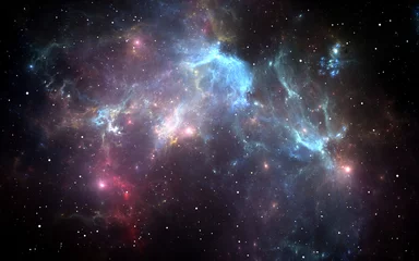 Weltraumnebel mit Sternen © Peter Jurik
