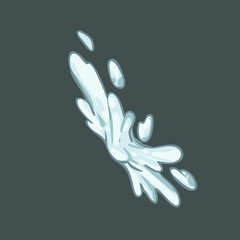 Naklejka premium illustrator 2d Smoke
