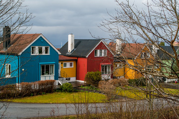 Colorful houses in Kristiansund