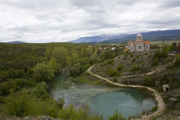 Fototapeta na wymiar Cetina river spring