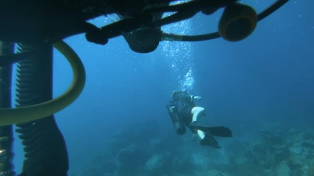 plong&eacute;e sous-marine 