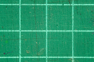 Texture of green scratched cutting mat.