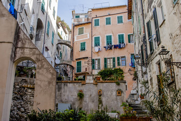 Fototapeta na wymiar old city of Sanremo