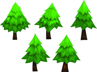 Fototapeta premium illustrator 2d tree