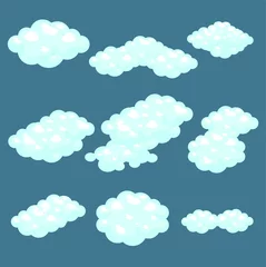 Gordijnen illustrator cloud © yorphasin
