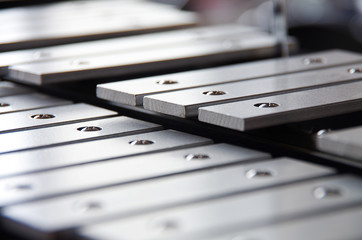 glockenspiel. variety of xylophone