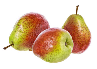 pears isolated on white background