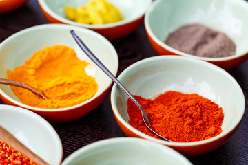 Spices cooking ingredients