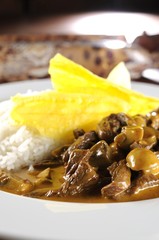 Stroganoff Beef and cream