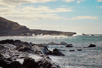 Beautiful landscape of Lanzarote Island
