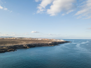 Fototapeta na wymiar beautiful air views in Canarian islands
