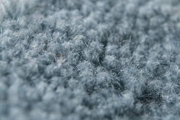 closeup of grey wool wire texture